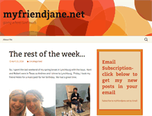 Tablet Screenshot of myfriendjane.net